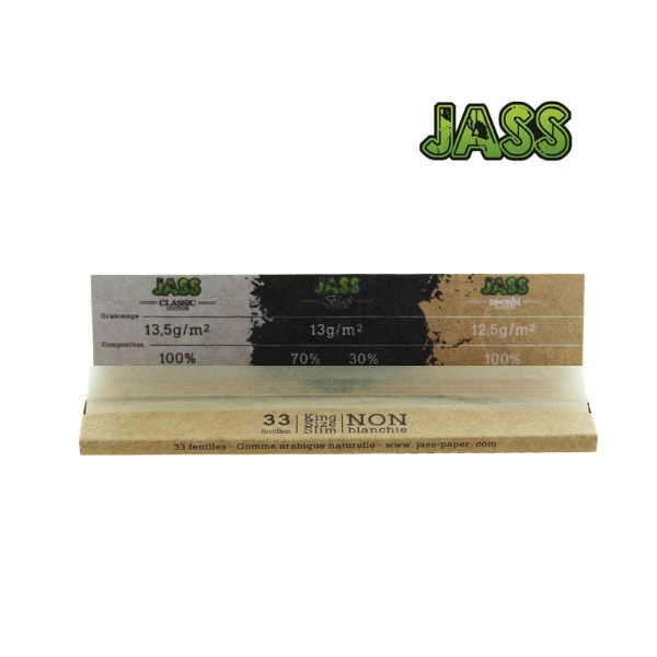 Jass - feuilles slim marrons